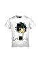 Death Note L Lawliet Chibi Printed Unisex White Tshirt - 2