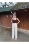 Linen Fabric Palazzo Summer Trousers - 3