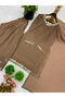 Brown Faux Georgette Top Pent & Dupatta - HRT7152-Brown-Size-XL-42-Inches - 5