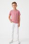 Boy's T-Shirt Powder Short Sleeve T-Shirt Basic Anti-Sweat Flexible Fabric 100% Cotton Seasonal T-Shirt Plain Unprinted (Ages 2-13) - 5