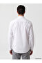 Ozmarka New Season White Slim Fit Dobby Men's Shirt - 4