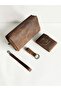 100% Genuine Crazy Cowhide Pirana Model (Handbag, Wallet, Keychain) Set Stylish and Minimalist - 7