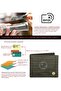 محفظة رجالية بنية اللون ( - 5