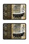 Bath Mat Set of 2 with Non-Slip Base and Washable 60X90 cm - 50X60 cm - 2