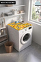 Clothes Dryer Top Organizer Mat Liquid-Proof Cover Zebra Washing Festival - 2