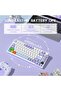 لوحة مفاتيح ميكانيكية لاسلكية ATTACK SHARK ajazz AK820 Pro قابلة للتبديل السريع مع شاشة TFT وأزرار بإضاءة RGB خلفية - 7