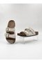 Women's Orthopedic Double Buckle Shell and Stone Slippers - Lightweight Soft Sole - Beach, Pool, Daily Slippers - 2