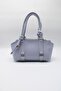 Women's Knot Handle, Ring Detail, Inner Pocket, Zippered Hand, Arm and Shoulder Bag - 3