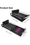 Dish Drying Rack, Expandable Dish Rack for Kitchen Counter, Stainless Steel Dish Drainer, Adjustable - 6