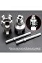 Pipe Threading Tools Internal External Integrated Thread Pipe Tools PVC Pipe Taps Electric Drills Home Repair 1/2" 3 Pieces - 4