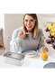 Suitable for Freezer Dumpling Box Storage Stainless Steel Fridge Organizer Fruit Sealed Container - 2