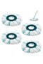 4 Replacement Mop Heads for Leifheit Spin Mop Head Replacement Cloth Pads Microfiber Heads