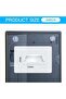 A set of 12 transparent self-adhesive silicone protective pads to reduce noise, prevent slipping and scratching. - 2