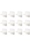 12-Piece Multi-Use Self-Adhesive Anti-Tipping Anchors, Durable Stabilizer Base for Furniture, Cabinet & Pet Fences