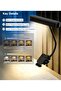 2-in-1 Rechargeable Clip-on 7.9" Flexible LED Video Reading Desk Lamp Bed - 4