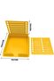 Memo pad holder - Notebook organizer - Task organizer - With double-sided template - 9 x 9.5 x 7.8 cm