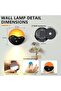 RGBW rechargeable sensor door light (with remote control), LED wall light, hallway sensor night light - 2