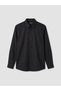 Ozmarka New Season Black Regular Fit Poplin Men's Shirt - 4