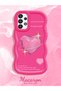 Samsung Galaxy A33 Compatible Case with Sweet Pink Hearts Motifs in Three Colors to Choose from