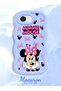iPhone 16E/17E Compatible Wavy Frame Mouse Cartoon Patterned High-Quality Silicone Phone Case