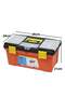 Tool Storage Box, Plastic, Suitable for Carrying and Storing Hand Tools, Light Weight, 18 Inches - 2
