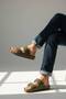 100% Genuine Leather Orthopedic Comfortable Daily Men's Slippers - 2