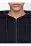 Koor Sport Black Hooded Soft Touch Oversize Women's Zippered Sweatshirt - 3