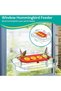 Hummingbird Window Feeder with Suction Cup, 4 Feeding Ports & Water Reservoir, Transparent, 20x12.2x5 cm - 2