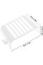 4 hanging bird feeder troughs - white - 2