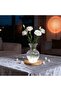 Two Wooden LED Light Holders Crystal Display Stand 3 Modes for Acrylic Art 8*2.7cm Batteries Not Included - 3