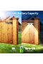 8 LED solar-powered fence lights, deck gate wall staircase steps, outdoor garden decorative lights - 4