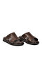 Men's Brown Genuine Leather Soft Comfortable Sole Casual Slippers M795 - 2