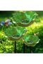 Bird Water Bottle - 14*14*65 cm - High-quality alloy material - Elegant floral design - Garden decoration - Pet supplies - Orange - 4