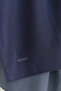 Cotton Naia Blend Natural Shawl - Navy Blue - 4