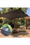 3x4m Heavy-Duty Black Garden Shade Cloth with Eyelets & Reinforced Edges - 5