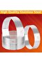 Eight stainless steel cake rings, 8 cm in diameter, with holes for baking cakes, mousses, and cheesecakes. - 6