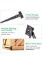 Four black T-hinges - galvanized iron T-hinges - For doors - 200mm - w/mounting screws - For barn doors - wooden doors & windows - garden sheds - 5