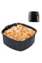 Air fryer baking kit, hot air fryer accessories, reusable air fryer baking tray, cake pan, bread baking basket