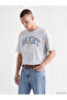Vizyon New Season White Crew Neck Texas Printed Men's T-Shirt