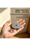 1 random Middle East exotic oval keychain folding double-sided makeup mirror (random pattern, random color matching) M09 - 5