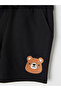 Two Mt Shop Quality Black Printed Standard & Regular Boys' Shorts - 3