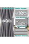 4-Pack Silver Leaf Pattern Curtain Bow Tieback Clips, Decorative Holders for Home & Office Window Drapes - 3
