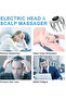 Electric head massager with red light, 10 contact points, vibration, and 5 modes. - 3