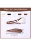 50-pack snap-on hair clips, 2-inch hairpins, women's hair clips, mixed metallic colors, available in 5 colors. - 3