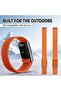 Hybrid Nylon Silicone Sport Replacement Strap Compatible with WHOOP 5.0, One, Peak, and Life Fitness Tracker, Breathable & Durable with Secure Slider Connector Band - 3