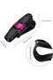 Two car sun visor eyeglass holders, sunglasses with clips, car eyeglass frames, sunglasses holders, 180° rotating eyeglass clips (pink) - 2