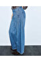 Belted Barrel Fit Jean Pants - 6