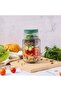 Salad Pod - Salad Bowl with Built-in Dressing Bowl - Transparent - 3