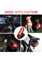 2-Pack Rechargeable LED Bicycle Taillights Rear Riding Lights Night Safety Waterproof Warning Flashers Red - 4