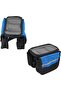 Bicycle frame bag with phone holder, waterproof front tube storage bag, cycling bag with reflective trim accessories - 3